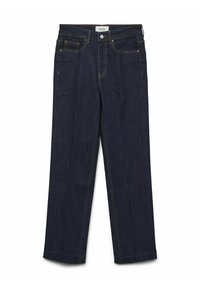 STRAIGHT-FIT AWALICE HOHE TAILLE  - Jeans straight leg - dark blue denim