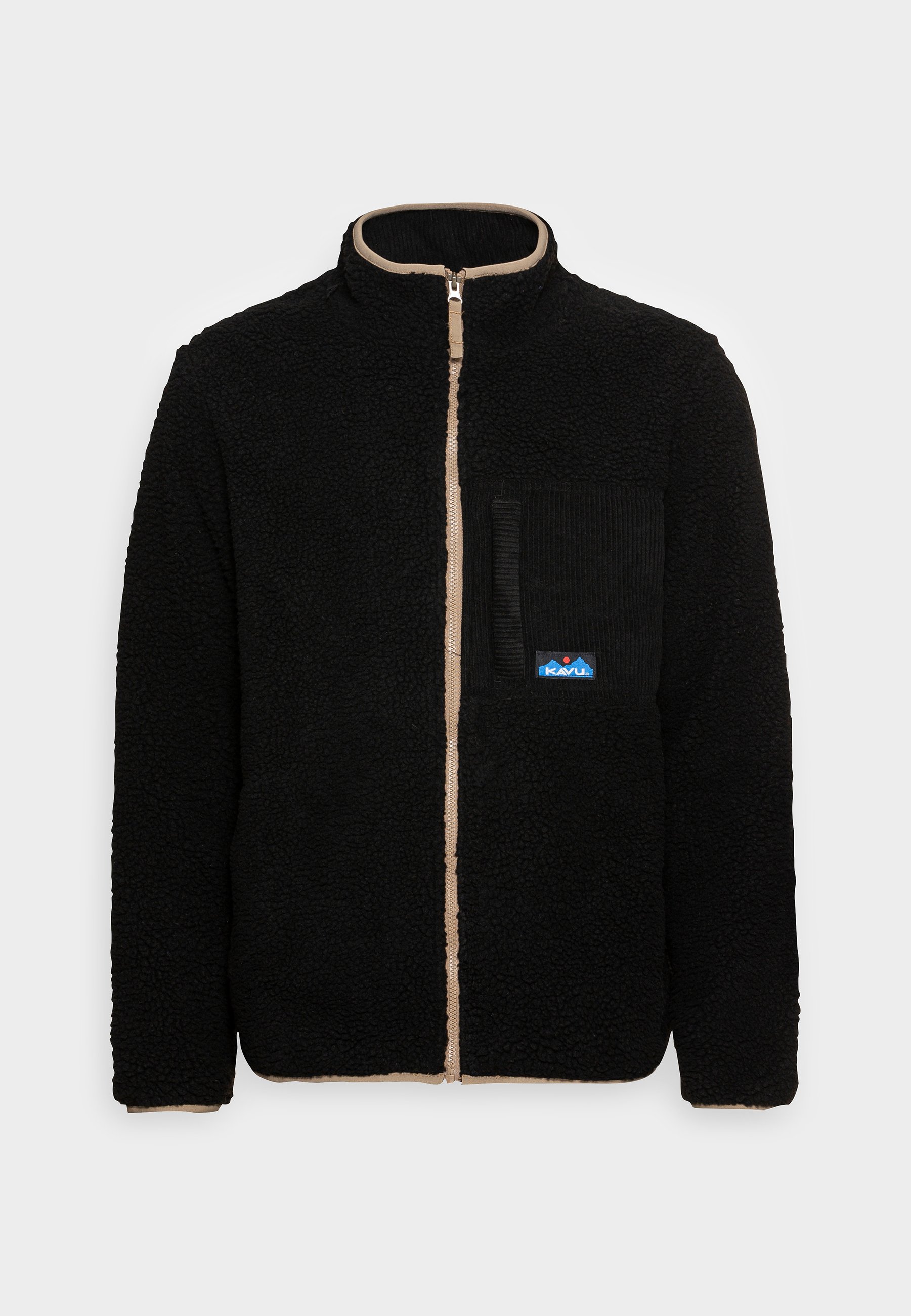 KAVU WAYSIDE Giacca in pile black/nero