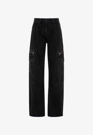 WRSTBHVR, WRSTBHVR PANTS KALIA V2 JEANS - Coupe large - black washed