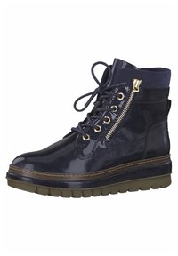 Tamaris Stivaletti con plateau - blue