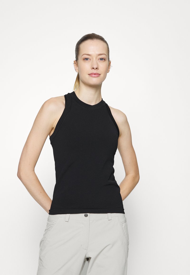 Athleta RENEW RACERBACK SEAMLESS TANK - Top - black
