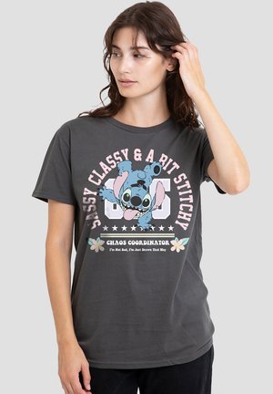 STITCH CHAOS COORDINATOR - Print T-shirt - anthracite