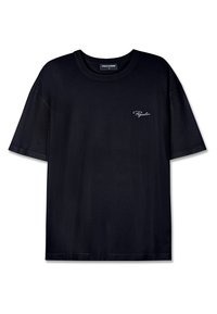 PIKE OVERSIZED TEE - Print T-shirt - washed black