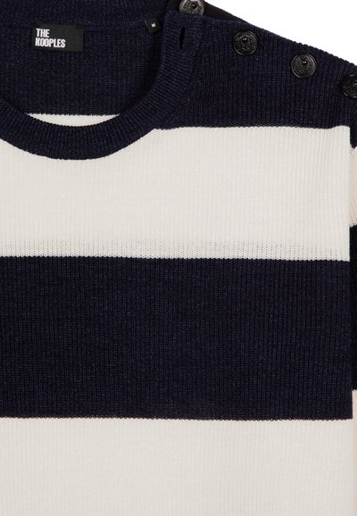 The Kooples Pullover - ecru navy
