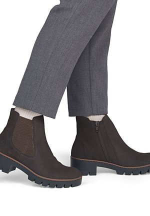 Rieker, RIEKER CHELSEA BOOTS X5772 - Bottines à plateau - brown