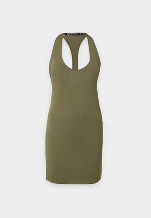 EB Denim, VALLEY RACER TANK DRESS - Vestito di maglina - army