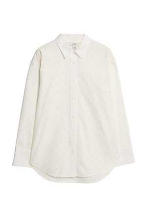 EMBELLISHED COLLARED  - Blusa - white