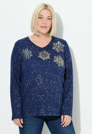 V-AUSSCHNITT - Felpa - ink blue