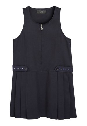 EMBROIDERED ZIP PINAFORE  - Robe de jour - blue