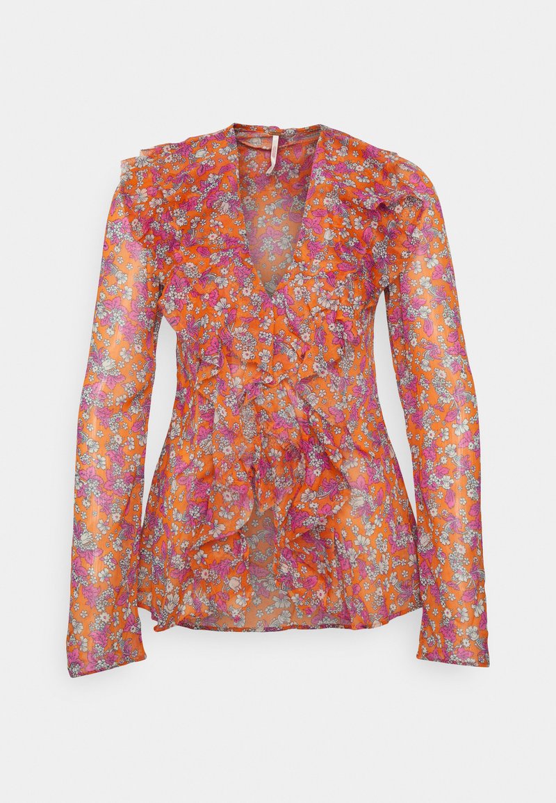 Free People Blouse donkerroze Free People Blouse donkerroze