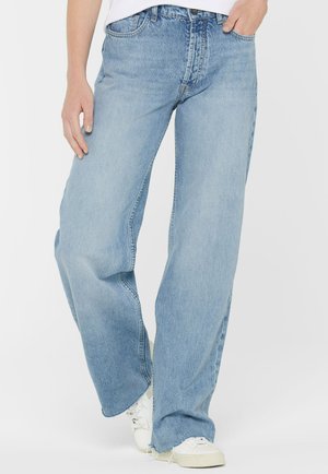 Relaxed fit jeans - salt pepper blue
