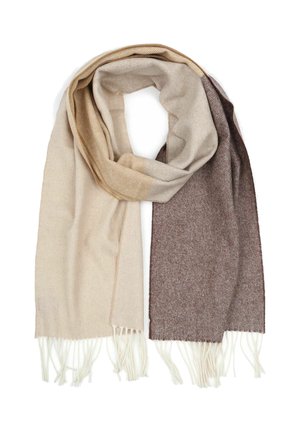 Sjaal - multicolour bruin beige