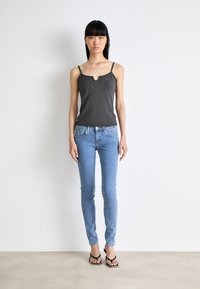 Tommy Jeans NECKLINE - Top - black