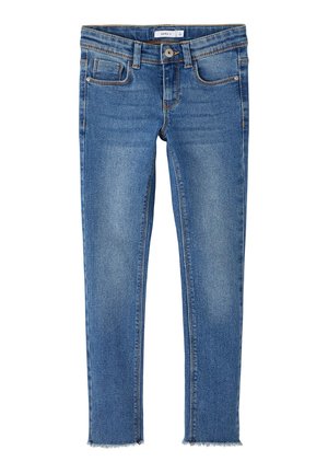 Name it NKFPOLLY - Oprijete (skinny) kavbojke - medium blue denim