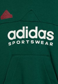 adidas Performance TIRO NATIONS PACK KIDS - Džemperis ar kapuci - dark green/collegiate burgundy/cloud white