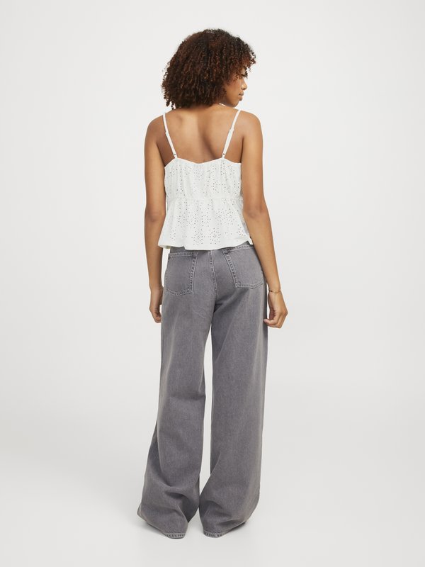 JXROSEY BRODERIE TOP - Top - blanc de blanc4