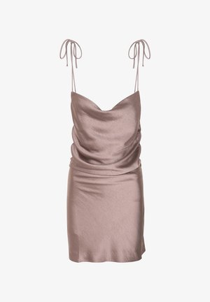 WRSTBHVR, WRSTBHVR DRESS SELDA DRESS - Cocktailkleid/festliches Kleid - taupe gray