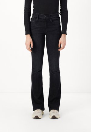 Bootcut-farkut - black denim