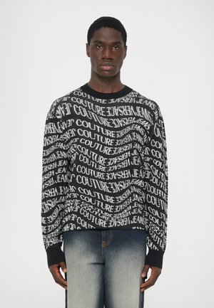 LOGO LIQUIFY - Maglione - black/white