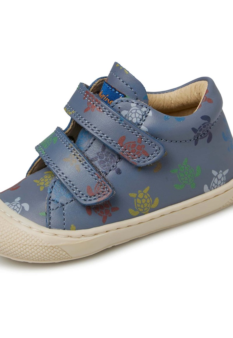Naturino Scarpe Bambino Con Strappi In Pelle: Sneaker Marrone 2016579 03, Chiusura Doppio Velcro, Suola Gomma - 5
