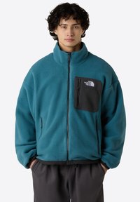 The North Face M YUMIORI REVERSIBLE JACKET - Fleecová bunda - space asphalt grey