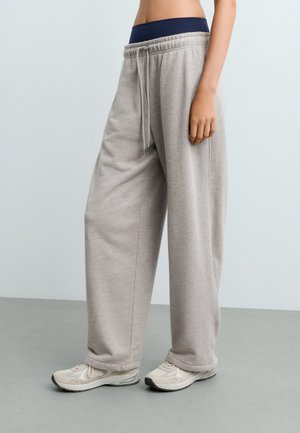 OYSHO, Tracksuit bottoms - mid-grey melange