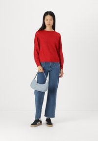 ONLY ONLFILIZ BOAT NECK - Vesta - equestrian red