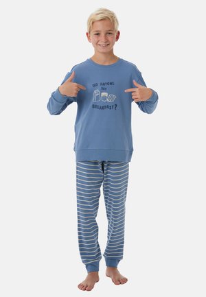 Schiesser, NIGHTWEAR SET - Pyjama set - blaugrau