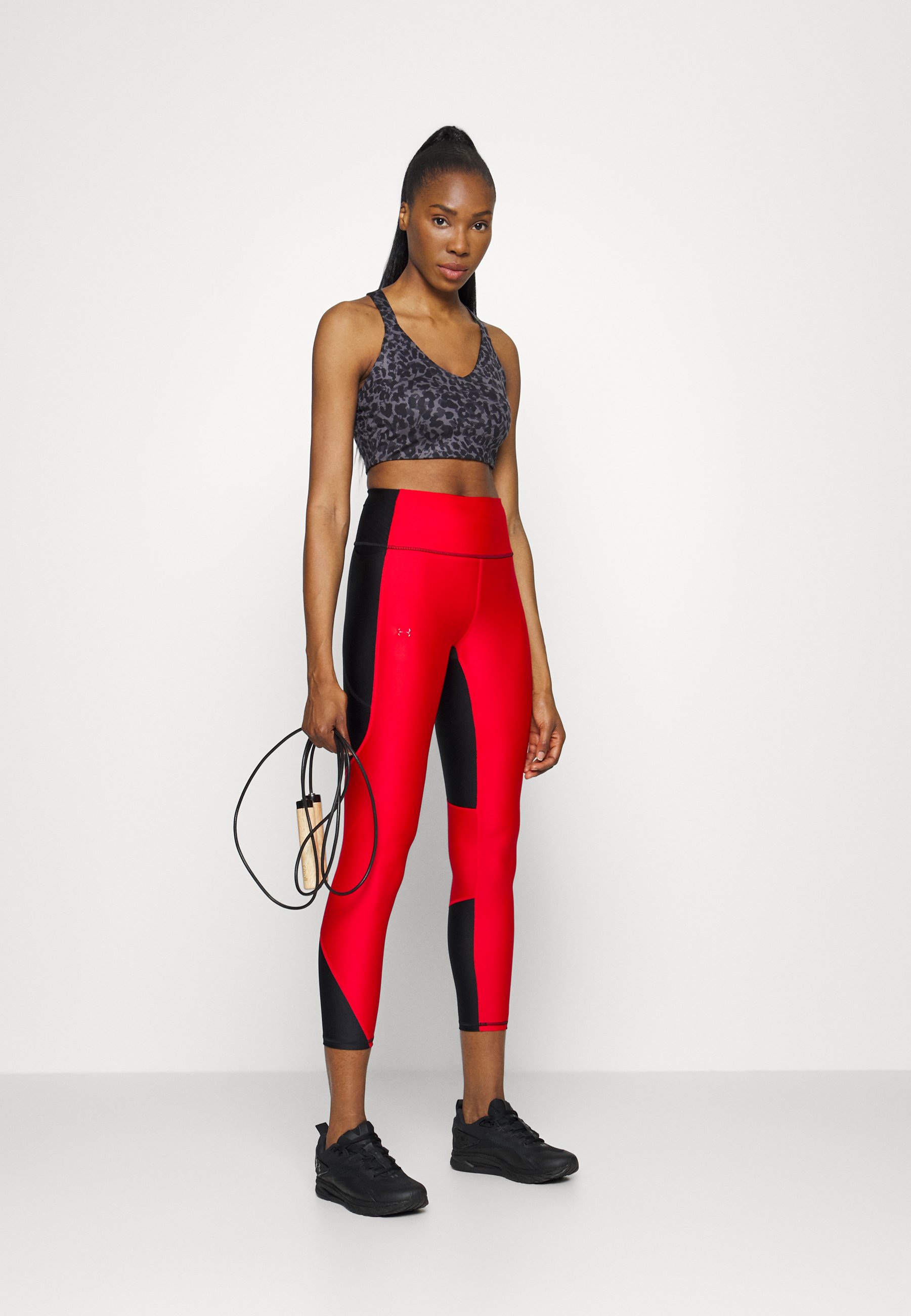 Under Armour Leggings - red/black/red 
