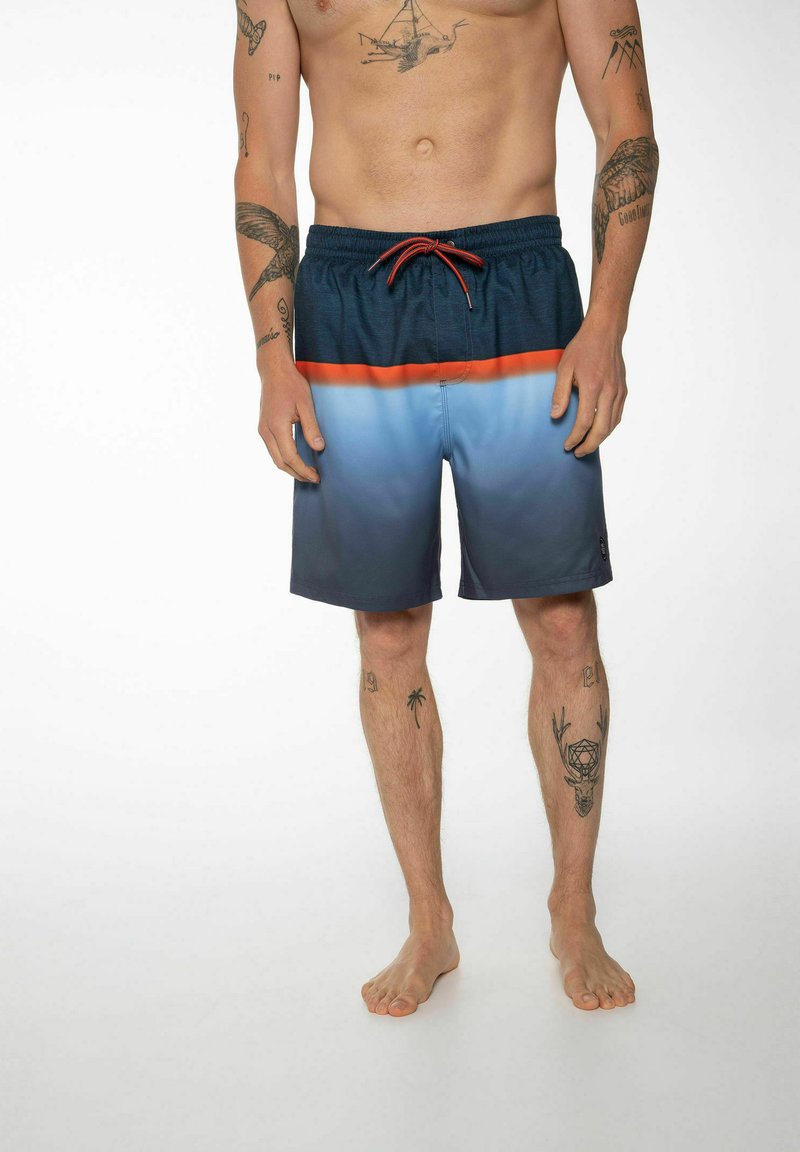 Herren Badehosen | Protest ERWIN Badeshorts oxford blue/grey denim - ZK18061 Herren Badehosen | Protest ERWIN Badeshorts oxford blue/grey denim - ZK18061