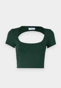 ALISSA BACK TWIST  - Print T-shirt - forest green