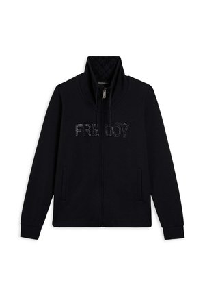 TURTLENECK - Felpa con zip - black