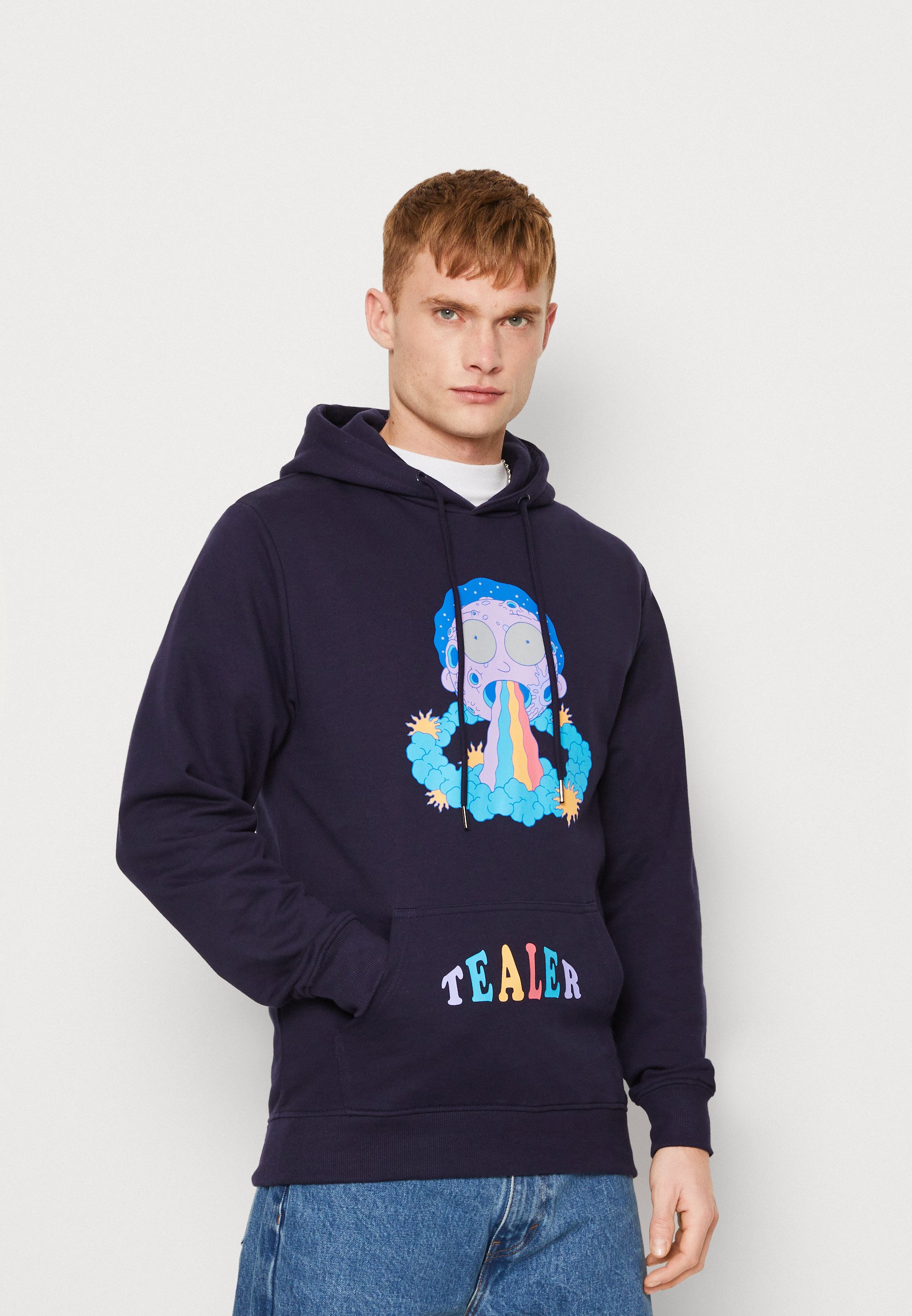 Tealer RICK AND MORTY HOODIE UNISEX - Sweatshirt - navy/bleu marine -  ZALANDO.FR