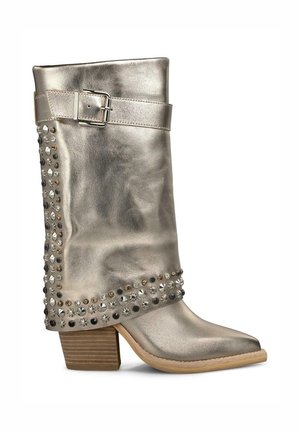 High Heel Stiefel - bronce