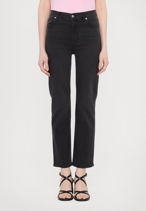 SLEEK STRAIGHT - Straight leg -farkut - black