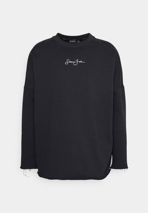 Sean John, SCRIPT LOGO LOOSE FIT CREW - Sweatshirt - black