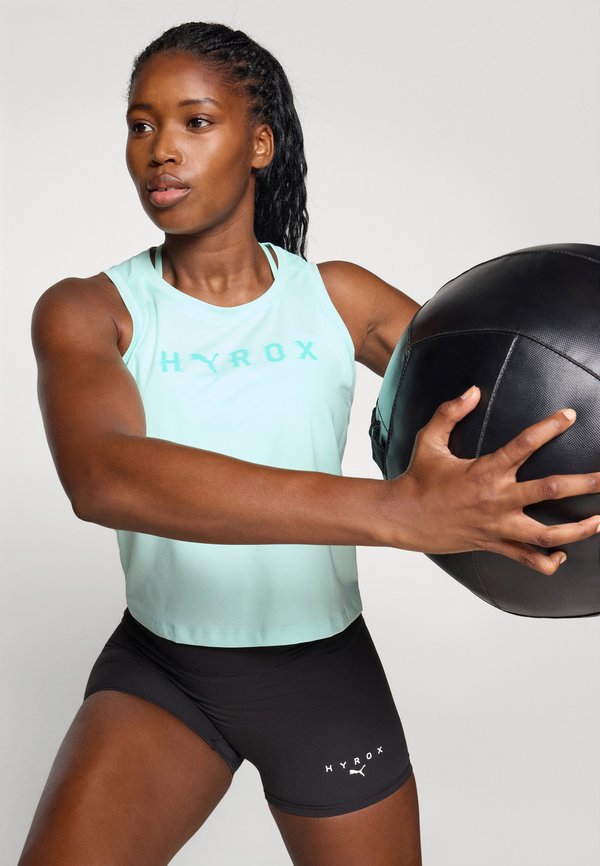 HYROX THERMOADAPT CROP TANK - Top - mint melt4