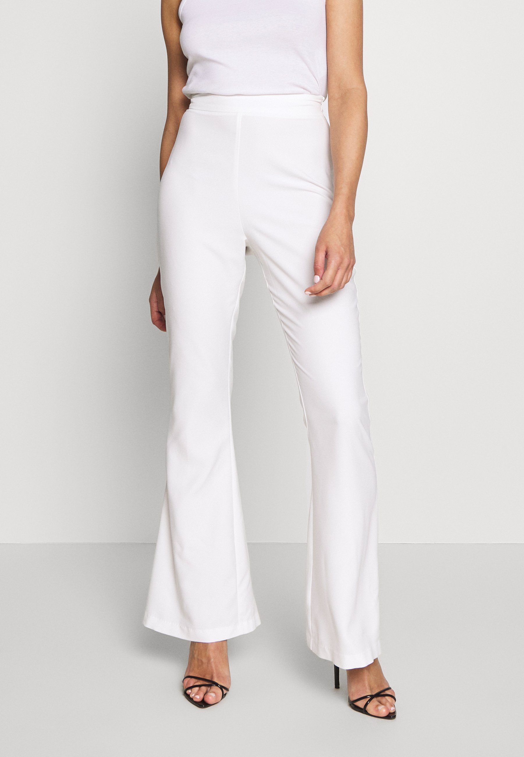 flared smart trousers