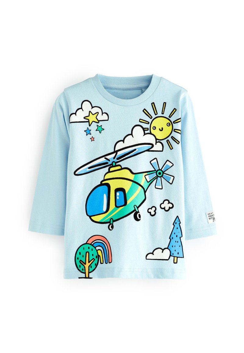 Next CHARACTER STANDARD - Langærmet T-shirt - blue helicopter