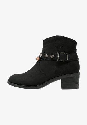 Anna Field Kovbojské/motorkářské kotníkové boty - black