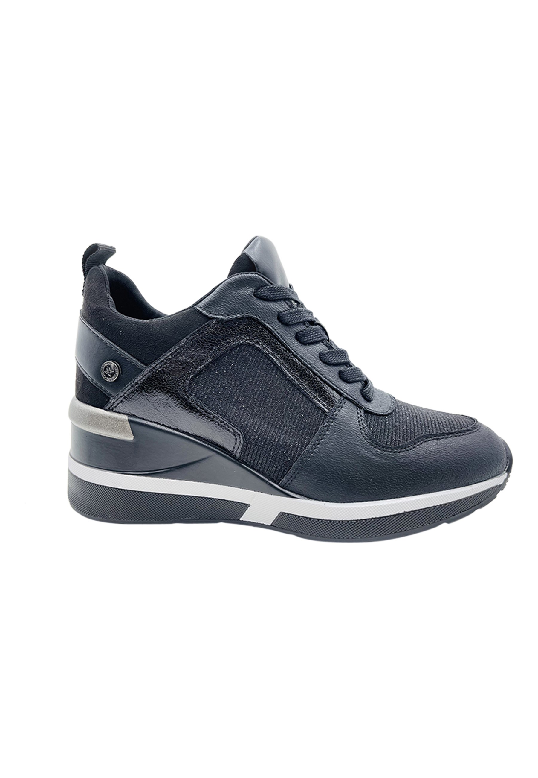XTI Zapatos con cordones - black/negro - Zalando.es