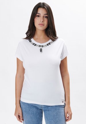 T-shirt print - white