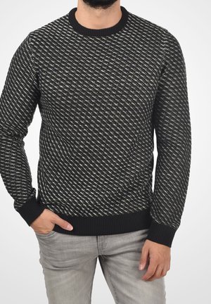 Strickpullover - black