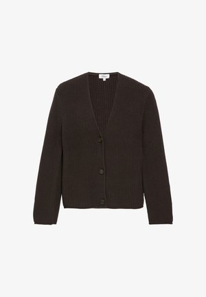 s.Oliver, STRICKJACKE - Strickjacke - dunkelbraun