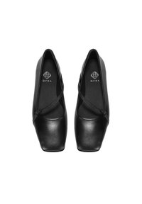 Desa Ballerina's met enkelbandjes - black