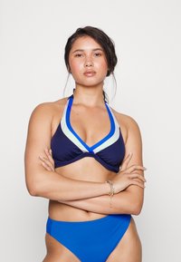 Esprit MONA BEACH UNDERWIRE HALTERNECK - Parte de cima de biquíni - navy