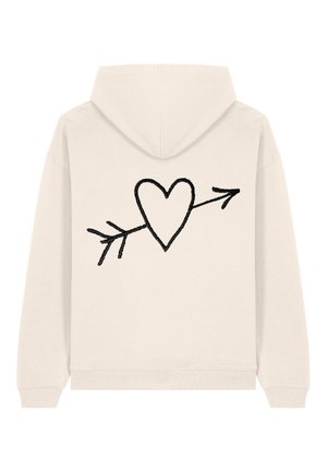 EL AMOR BACK EMBROIDERY UNISEX  - Hoodie - off white
