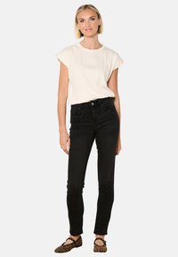 WITH STUDS - Slim fit jeans - black