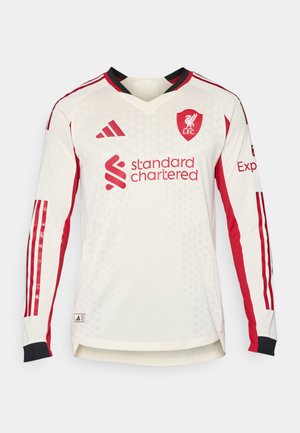adidas Performance LIVERPOOL FC 25/26 AWAY AUTHENTIC JERSEY LONGSLEEVE - Squadra - white