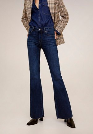 Jeans a zampa - dark blue